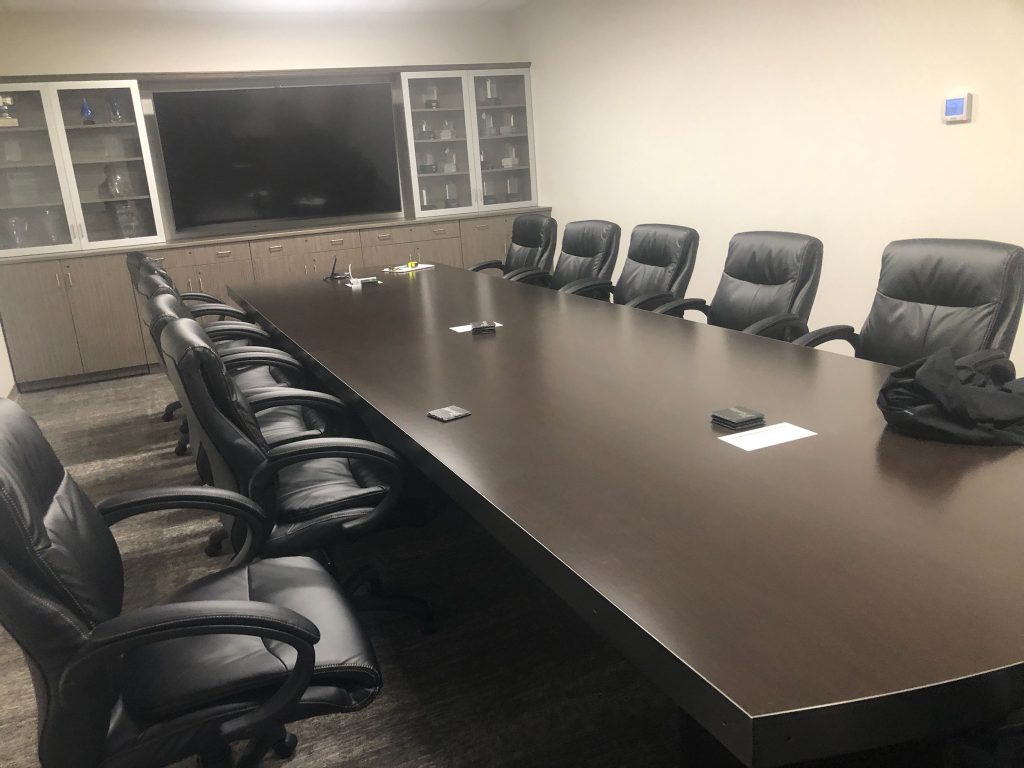 project #52980, Conferencing + Systems furniture.